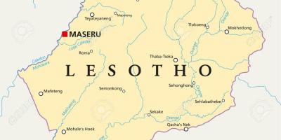 지도 마세루 레소토